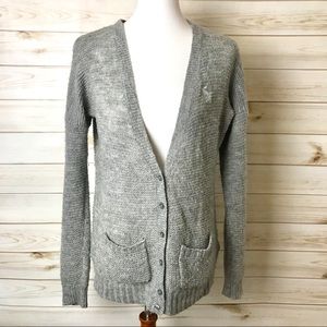Abercrombie & Fitch • grey• Cardigan • size Large